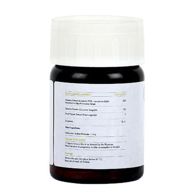 Surya Herbal HerbRoot Turmeric Active Capsule 60's - Pure Herbs