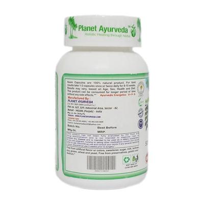 Planet Ayurveda Neem Capsules 60's - Pure Herbs