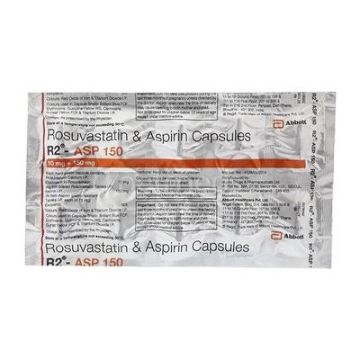 R2 Asp 150mg Capsule 10'S - High Cholesterol-Dys