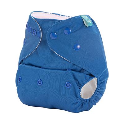 Bumberry Reusable Pocket Diaper with 1 Microfiber Insert - Deep Blue - Diapers & Wipes
