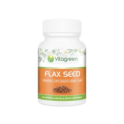 VitaGreen Flax Seed Capsules 60's - Herbal Dietary Supplement
