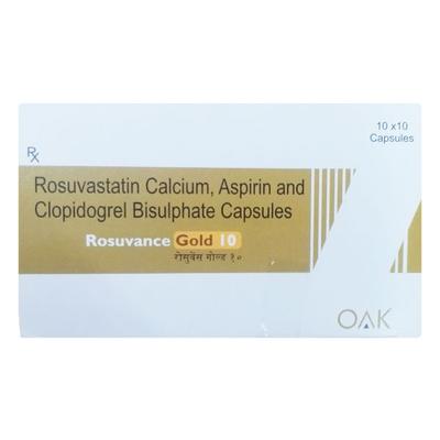 ROSUVANCE GOLD 10 Capsule 10's - Blood Clot-Ant