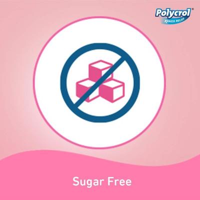 Polycrol Sugar Free Xpress Relief Antacid Antigas Gel - Mint 450 ml - Acidity