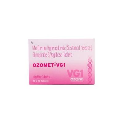 Ozomet Vg1 Tablet 10'S - Diabetes-Ant