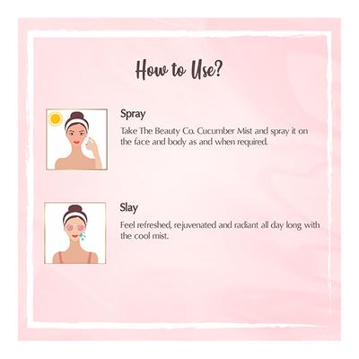 The Beauty Co. Facial Mist - Cucumber 100 ml - Face Mists