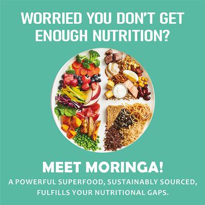 CF Moringa Leaf Powder 200 gm - Herbal Dietary Supplement