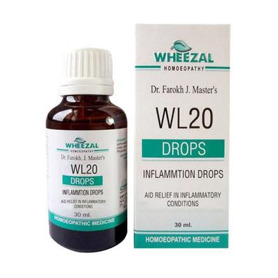 Wheezal Wl-20 Inflammation Drops 30ML - Homeopathic Drops