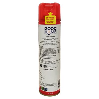 Good Home Whispers of Passion Room Freshener Spray - Rose 150 gm - Air Fresheners