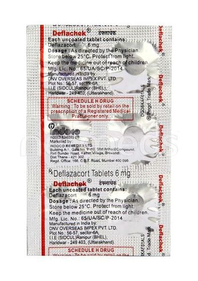 Deflachek 6mg Tablet 6'S - Hormonal Therapy-Imm