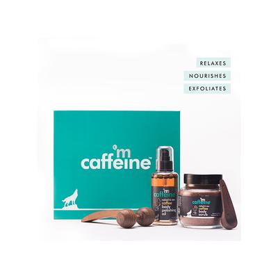 mCaffeine Coffee De-stress Gift Kit 1555gm - Face Scrubs