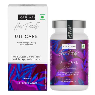 Kapiva Her Foods UTI Care Tablet 60's - Speciality Medicines