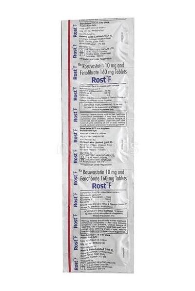Rost F Tablet 10'S - High Cholesterol-Dys