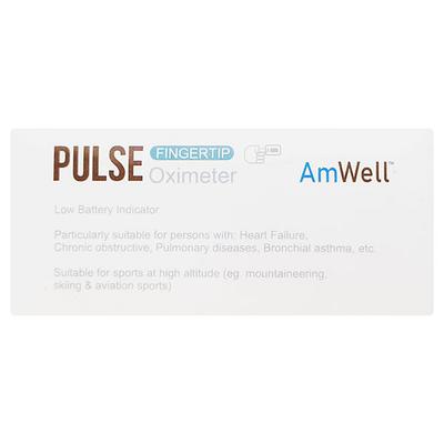 Amwell Fingertip Pulse Oximeter (AFK 009) - Health Monitors And Equipment
