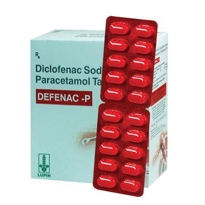 Defenac P Red Tablet 10'S - Pain relief-Nsa