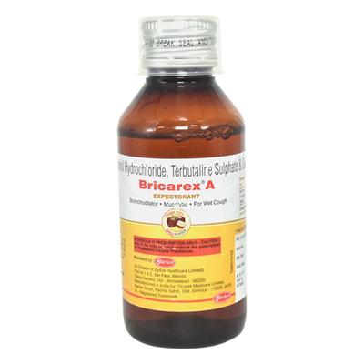Bricarex A Sugar Free Apple Flavour Expectorant 100ml - Cough And Cold-Cou