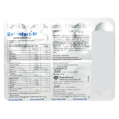 EXTROFERT M Tablet 10's - Supplements-Ent