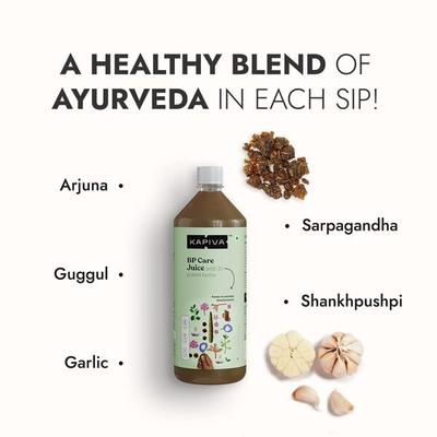 Kapiva BP Care Juice - Pack of 2 x 1 litre - Ayurvedic Juices