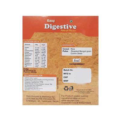Vijeyam Easy Digestive Nutritional Powder - Natural Flavour 400 gm - Digestive Health