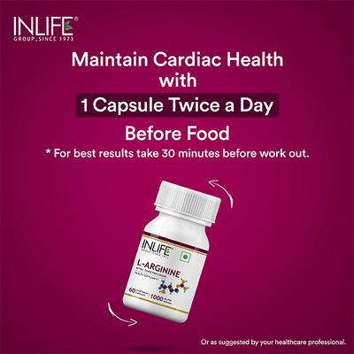 INLIFE L-Arginine Capsule 60's (N) - Amino Acids