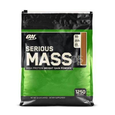 Optimum Nutrition (On) Serious Mass Chocolate Peanut Butter 12Lb - Workout Essentials