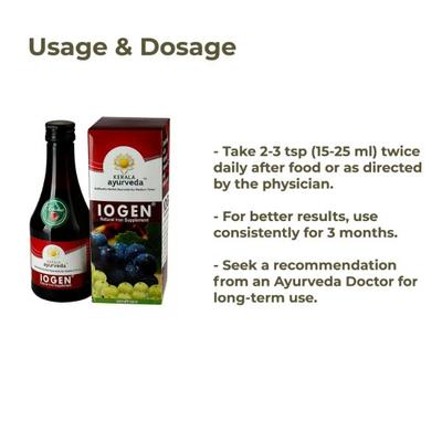 Kerala Ayurveda Iogen Syrup 200 ml - Speciality Medicines
