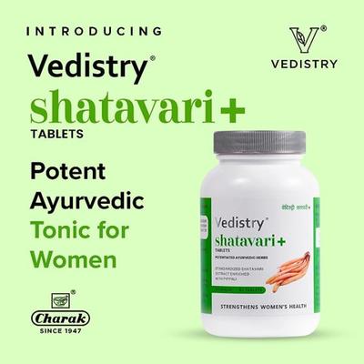 Vedistry Shatavari+ Tablet 60's - Pure Herbs
