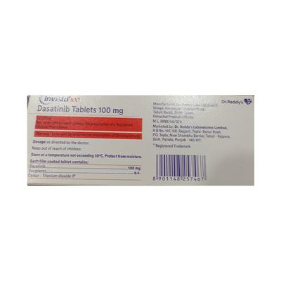 INVISTA 100mg Tablet 10's - Cancer Oncology-Cyt
