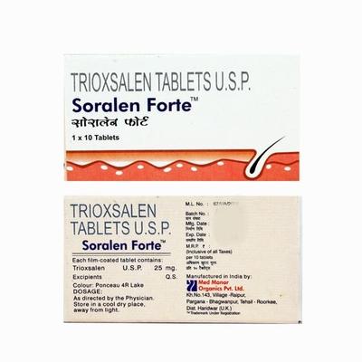 Soralen Forte Tablet 10'S - Psoriasis/Seborrhea/Ichthyosis-Pso