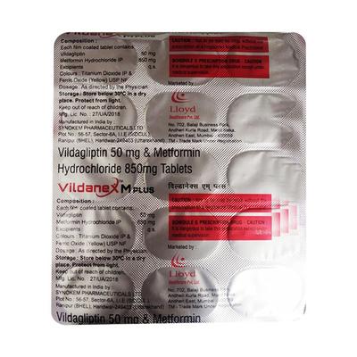 VILDANEX M PLUS Tablet 15's - Diabetes-Ant