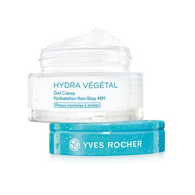 Yves Rocher Hydra Vegetal 48H Non-Stop Moisturizing Gel Cream Normal To Combination Skin 50 ml - Skin-Treatment