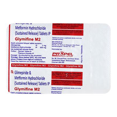 GLYMIFINE M 2 Tablet 10's - Diabetes-Ant
