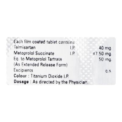 TELSYS MT 50 Tablet 10's - Hypertension-Ana