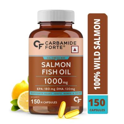 CF Salmon Fish Oil 1000 mg Softgel Capsule 150's - Omega Fish Oil Fatty Acids