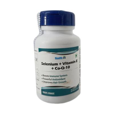 Healthvit Selenium + Vitamin-E + Co-Q 10 Capsule 60's - Co-Q