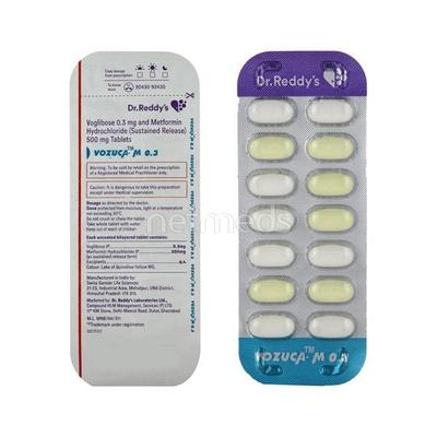 Vozuca M 0.3mg Tablet 14'S - Diabetes-Ant