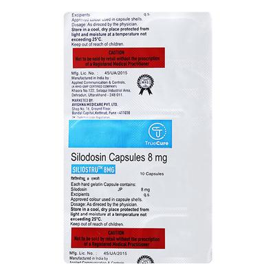 SILIOSTRU 8mg Capsule 10's - Bladder And Prostate Disorders-Dru