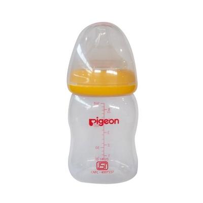 Pigeon Wn Nursing Bottle with Plus Type Nipple - Yellow 160 ml - Feeding & Nursing