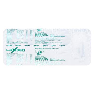 LAXHER Tablet 10's - Constipation-Lax
