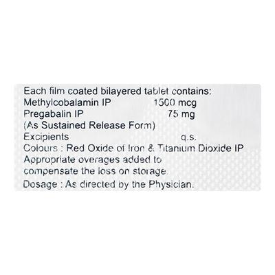 NEUROLYN PG 75 Tablet 10's - Neuropathic Pain-Dru