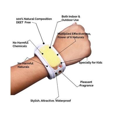 Baby Safety Inc Aqua Mosquito Repellent Band (2 Refills + 6 Patches) - Mosquito Repellent