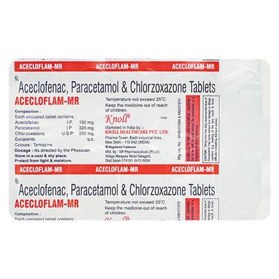 Acecloflam MR Tablet 10'S - Muscle Spasm-Mus