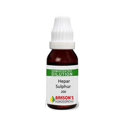 Bakson's Hepar Sulphur 200 CH Liquid 30 ml - Dilutions