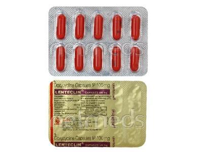 Lenteclin 100mg Capsule 10'S - Bacterial Infections-Tet