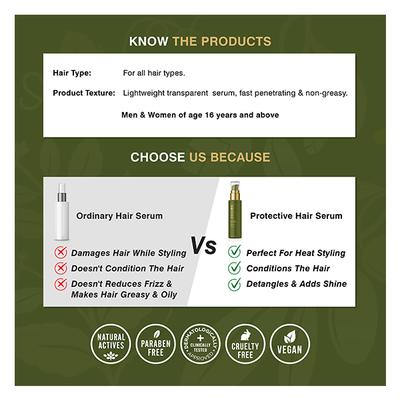 Coccoon Protective Hair Serum 60 ml - Hair Serums