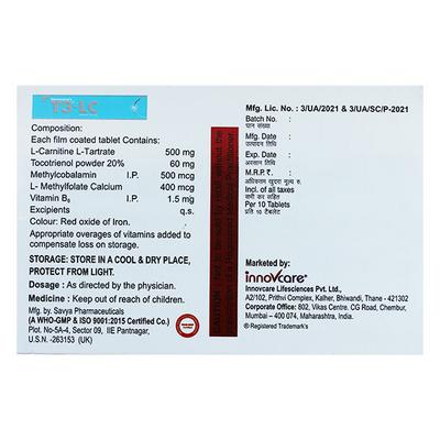 T3 LC NEW Tablet 10's - Supplements-Vam