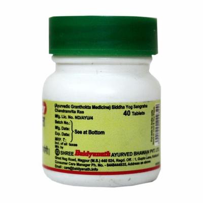 Baidyanath Chandramrita Ras Tablet 40's - Speciality Medicines