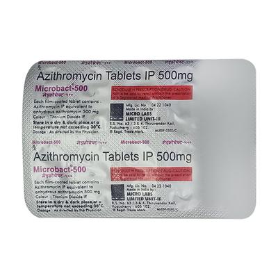 MICROBACT 500 Tablet 10's - Bacterial Infections-Mac