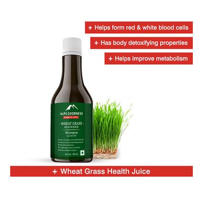 Alps Goodness Health Juice - Wheat Grass 300 ml - Ayurvedic Juices