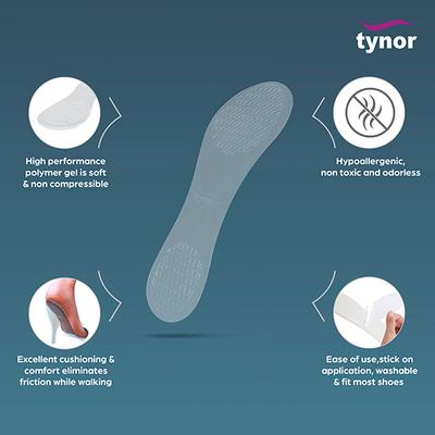 Tynor Insole Gel Female - (S) (K 16) - Knee/Ankle/Leg/Foot Supports