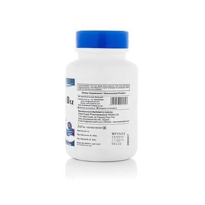 HealthVit Vitamin B12 2000Mcg Tablets 60's - Multi-Vitamins